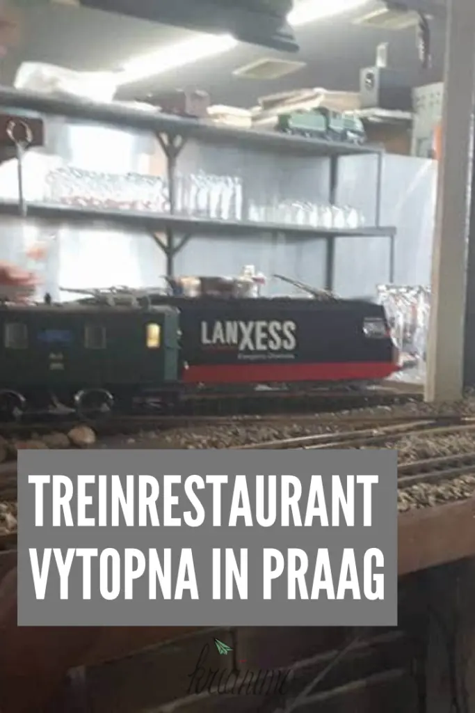 Vytopna treinrestaurant in Praag