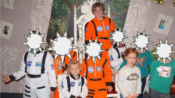 astronauten kinderfeestje