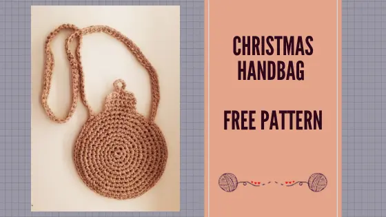 Christmas handbag free crochet pattern