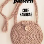 Simple handbag crochet free pattern