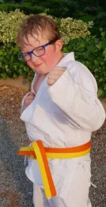 karate - wado geel-oranje